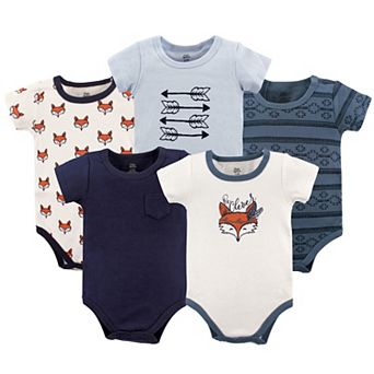 Baby Boy Cotton Bodysuits 5 pk