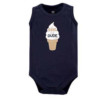 Infant Boy Cotton Sleeveless Bodysuits 5pk