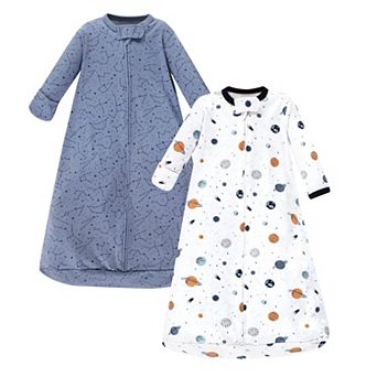 Infant Boy Cotton Long-Sleeve Wearable Sleeping Bag, Sack, Blanket, Space, 3-9 Months