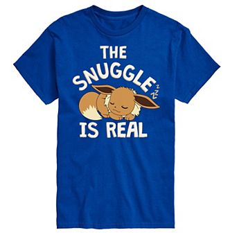 Big & Tall Pokémon The Snuggle Eevee Graphic Tee