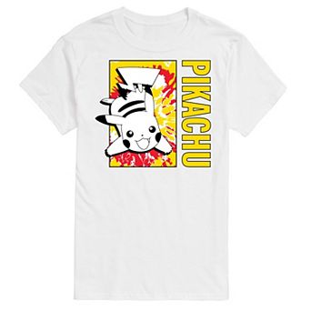 Big & Tall Pokémon Tie Dye Pikachu Graphic Tee