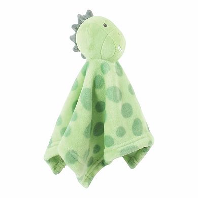 Hudson Baby Infant Boy Flannel Plush Sleep and Play and Security Toy, Trex, 6-9 Months