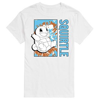 Big & Tall Pokémon Tie Dye Squirtle Graphic Tee