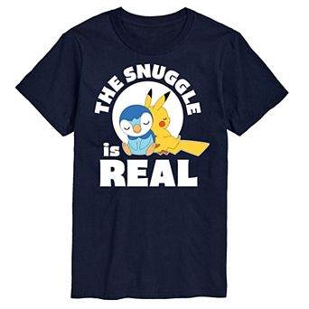 Big & Tall Pokémon The Snuggle Is Real Graphic Tee
