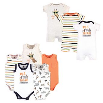 Infant Boy Cotton Bodysuits and Rompers