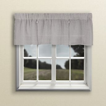 Shannon 2 Pleat Button Valance