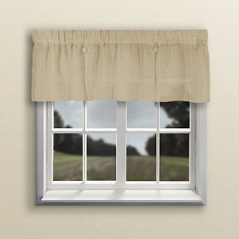 Shannon 2 Pleat Button Valance