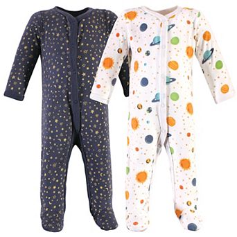 Infant Boy Cotton Snap Sleep and Play 2 pk