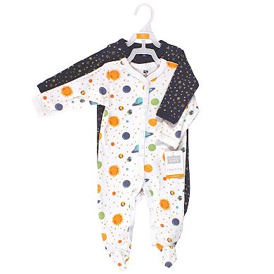 Infant Boy Cotton Snap Sleep and Play 2pk