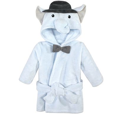 Infant Boy Plush Bathrobe and Toy Set