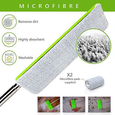 Microfiber Mop Pad for All Floor Types - Washable and Reusable