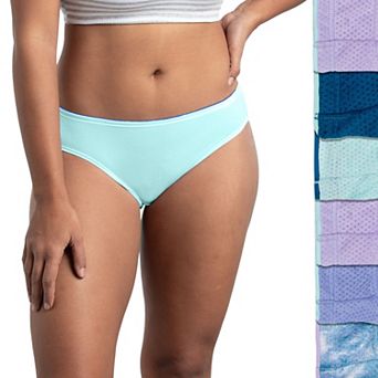 Women's Fruit of the Loom® Breathable Micro-Mesh Bikini Panty 6-Pack Set 6DBMBKK