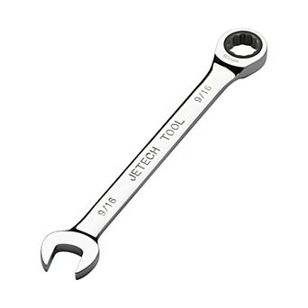 Jetech 9/16 Inch Ratcheting Combination Wrench, SAE