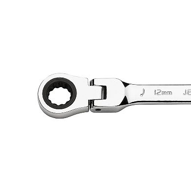 Jetech 12mm Flexible Head Gear Wrench, Metric