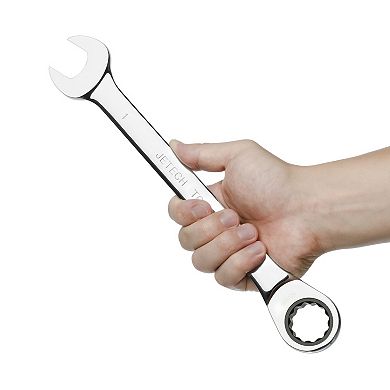 Jetech 1 Inch Ratcheting Combination Wrench, SAE