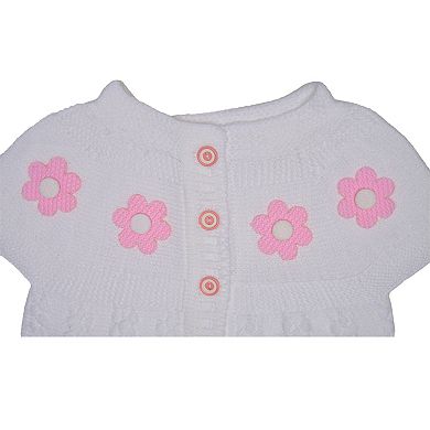 Girl's Sweater For Baby & Toddlers Warm & Cozy Colorful Pull-Over Button Vest