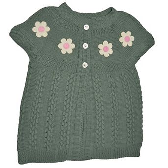 Girl's Sweater For Baby & Toddlers Warm & Cozy Colorful Pull-Over Button Vest