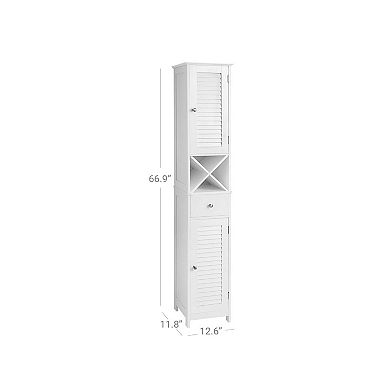 Hivvago Freestanding Storage Cabinet White
