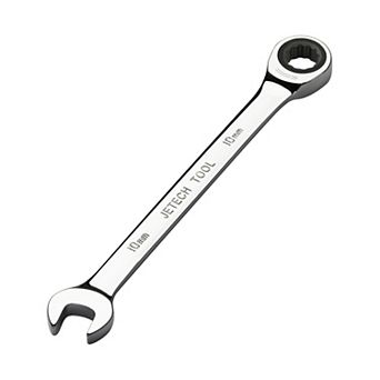 Jetech 10mm Ratcheting Combination Wrench, Metric