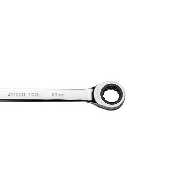Jetech 22mm Ratcheting Combination Wrench, Metric