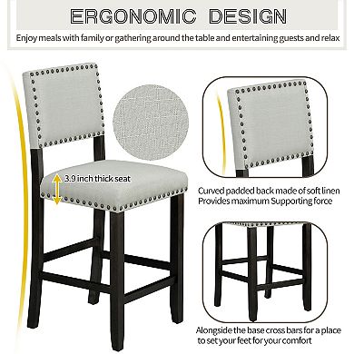 Merax 5-Piece Counter Height Dining Set