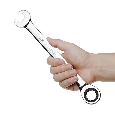 Jetech 13/16 Inch Ratcheting Combination Wrench, SAE