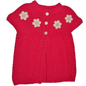 Girl's Sweater For Baby & Toddlers Warm & Cozy Colorful Pull-Over Button Vest