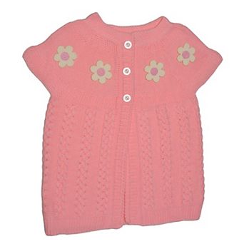 Girl's Sweater For Baby & Toddlers Warm & Cozy Colorful Pull-Over Button Vest