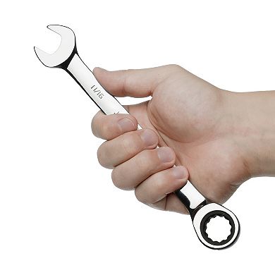 Jetech 11/16 Inch Ratcheting Combination Wrench, SAE