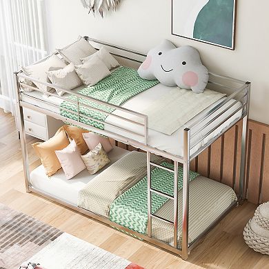 Merax Twin over Twin Metal Bunk Bed