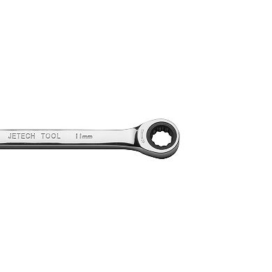 Jetech 11mm Ratcheting Combination Wrench, Metric
