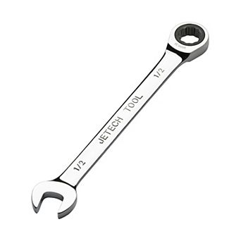 Jetech 1/2 Inch Ratcheting Combination Wrench, SAE