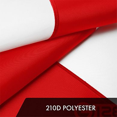 G128 3x5ft 1PK Alabama Embroidered 300D Polyester Brass Grommets Flag