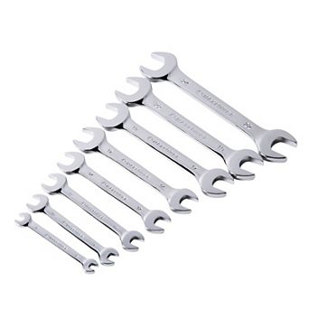 MAXPOWER Double Open-End Wrench Set (6mm - 24mm), Metric, 8 pc