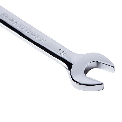 MAXPOWER Double Open-End Wrench Set (6mm - 24mm), Metric, 8PCS