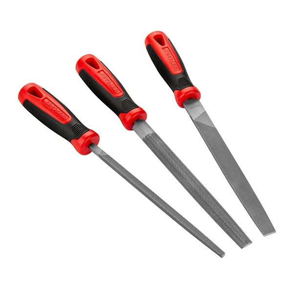 MAXPOWER Coarse Teeth Metal File Set, 8 Inch, 3PCS