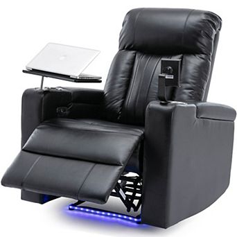 Merax Premium Power Recliner With Storage Arms