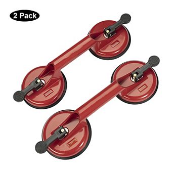 MAXPOWER Double Claw Aluminum Alloy Vacuum Glass Lifter, 2 Pack