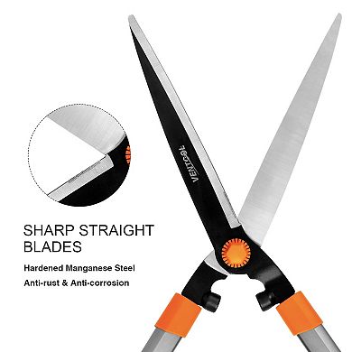 Ventool 26’’ Garden Hedge Shears with Sharp Straight Blades