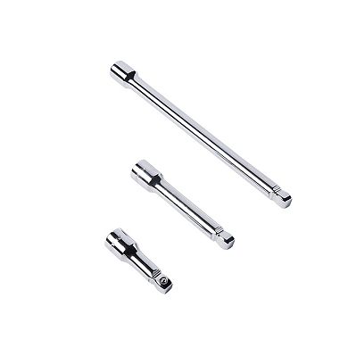 MAXPOWER 1/2 Inch Drive Wobble Extension Bar Set (3in, 5in, 10in), 3PCS