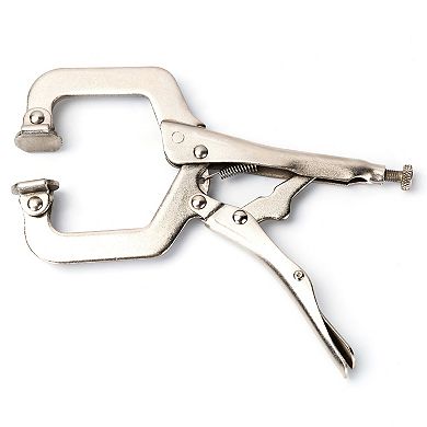 MAXPOWER Heavy Duty Locking C-Clamp Set (6in, 11in), 3PCS