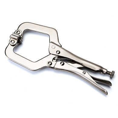 MAXPOWER Heavy Duty Locking C-Clamp Set (6in, 11in), 3PCS