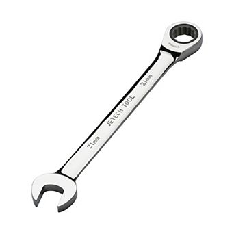 Jetech 21mm Ratcheting Combination Wrench, Metric