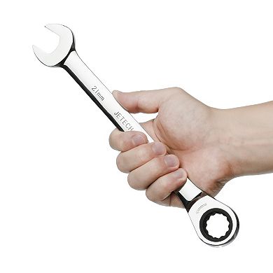 Jetech 21mm Ratcheting Combination Wrench, Metric