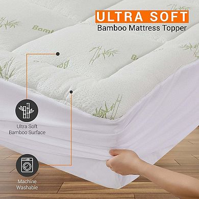Cheer Collection Mattress Topper Filled with Shredded Memory Foam