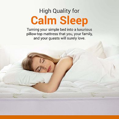 Cheer Collection Mattress Topper Filled with Shredded Memory Foam