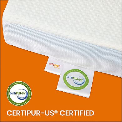 Cheer Collection 2 Inch Gel Infused Memory Foam Bed Topper