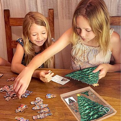 Nutcracker Masquerade -Themed 11-inch Collectible Christmas tree by G.DeBrekht - Tabletop Christmas Decor