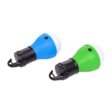 2 Pack Portable Outdoor Battery Operated Camping Bulb Lights