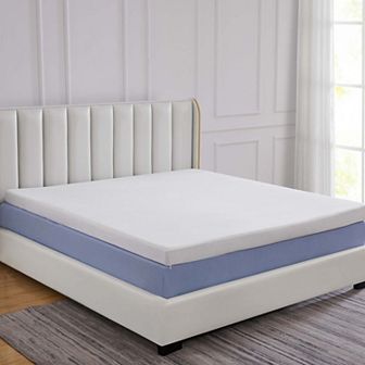 Cheer Collection 3 Inch Gel Infused Memory Foam Bed Topper